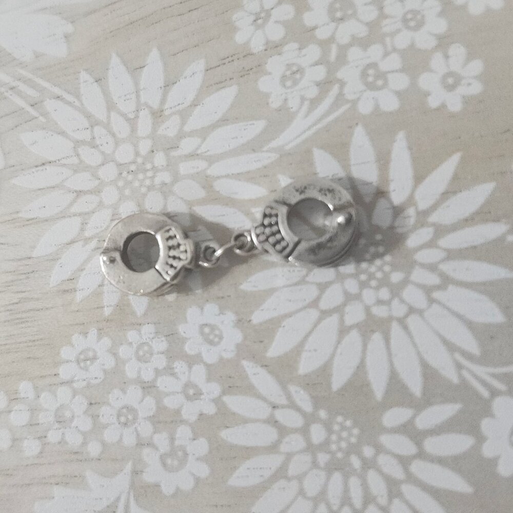Reflections 925 Sterling Silver Handcuffs Bead Charm